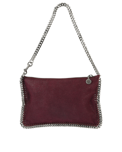 Falabella Clutch, Faux Leather, Burgundy, 371369, 2*